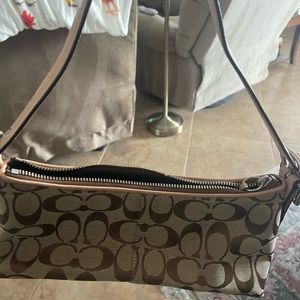 Coach canvas shoulder bag